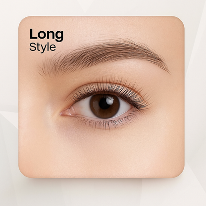 Reusable self-adhesive eyelashes