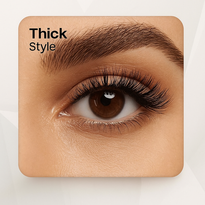 Reusable self-adhesive eyelashes