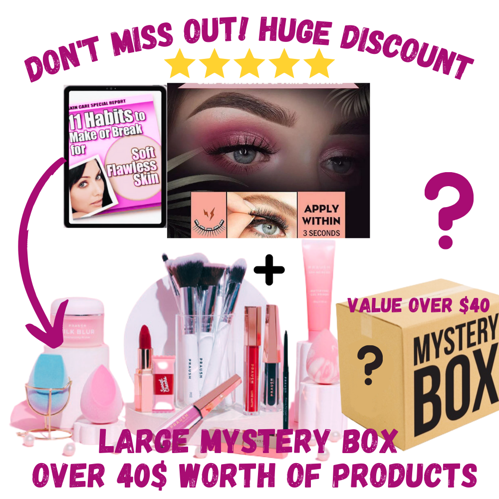 Reusable self-adhesive eyelashes (65% off Today)