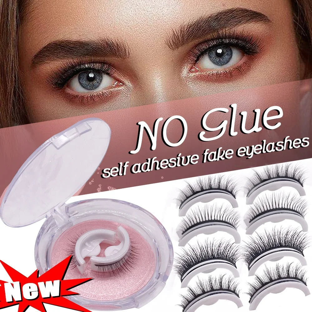 Reusable self-adhesive eyelashes (65% off Today)