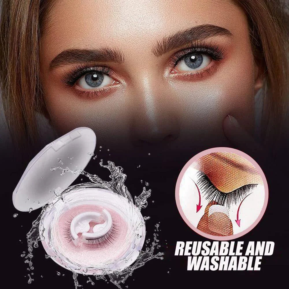 Reusable self-adhesive eyelashes (65% off Today)