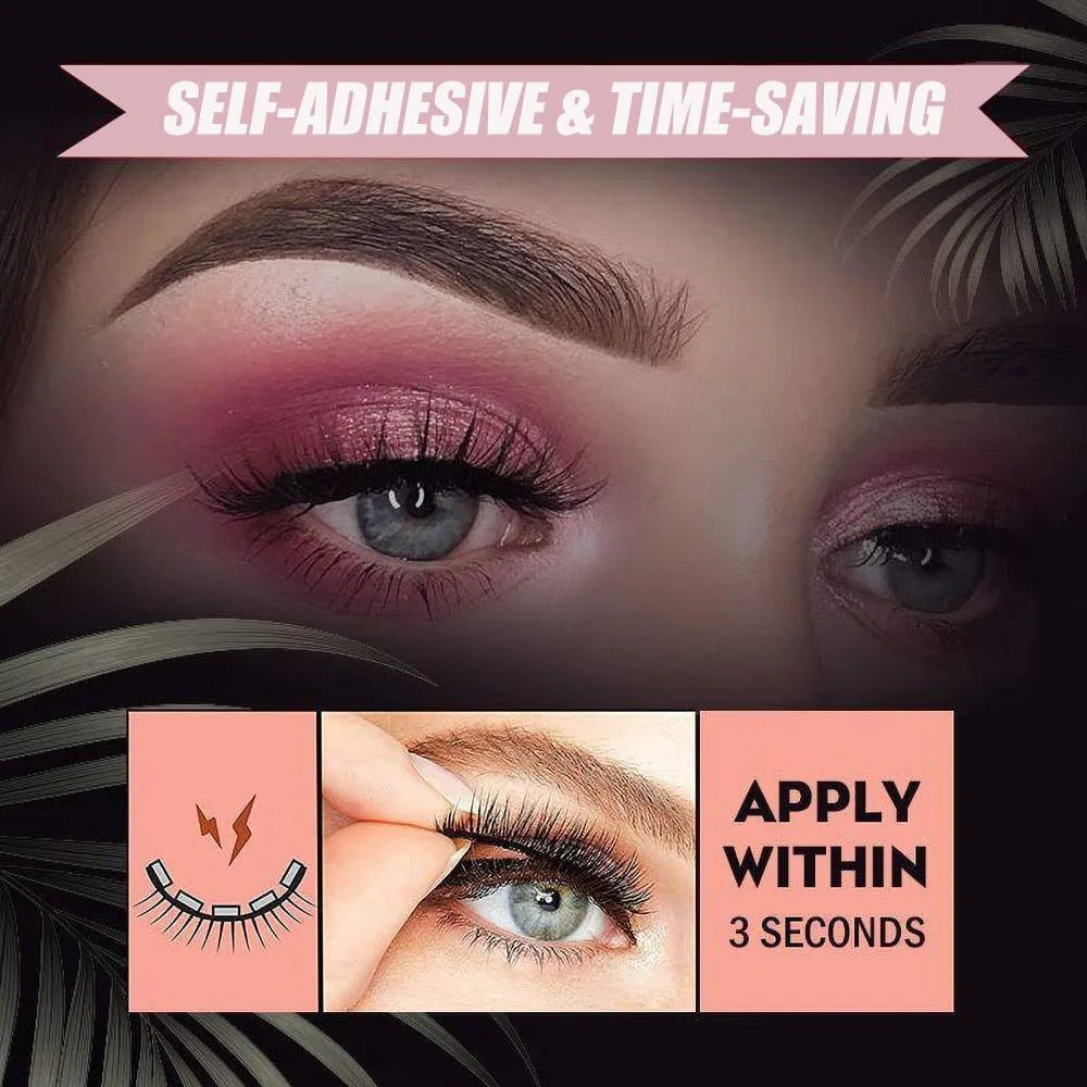 Reusable self-adhesive eyelashes (65% off Today)