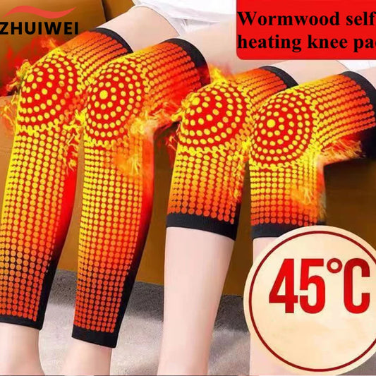 Soft heating knee sleeve