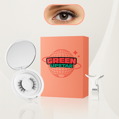 Reusable self-adhesive eyelashes